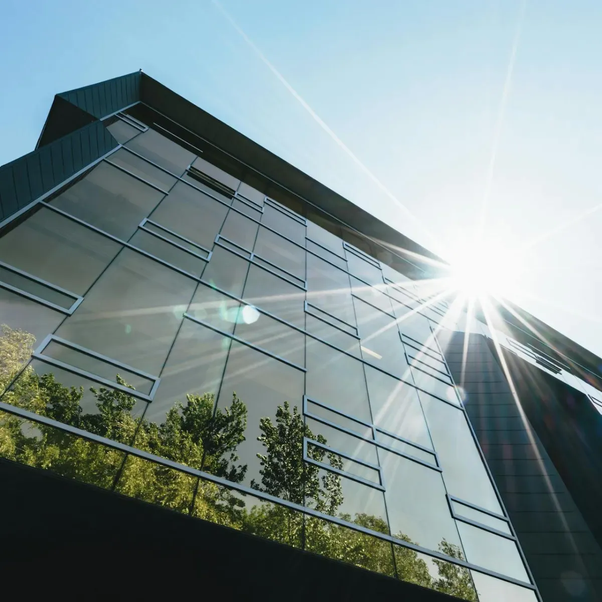 Modern commercial buildings - C-PACE financing in Nebraska